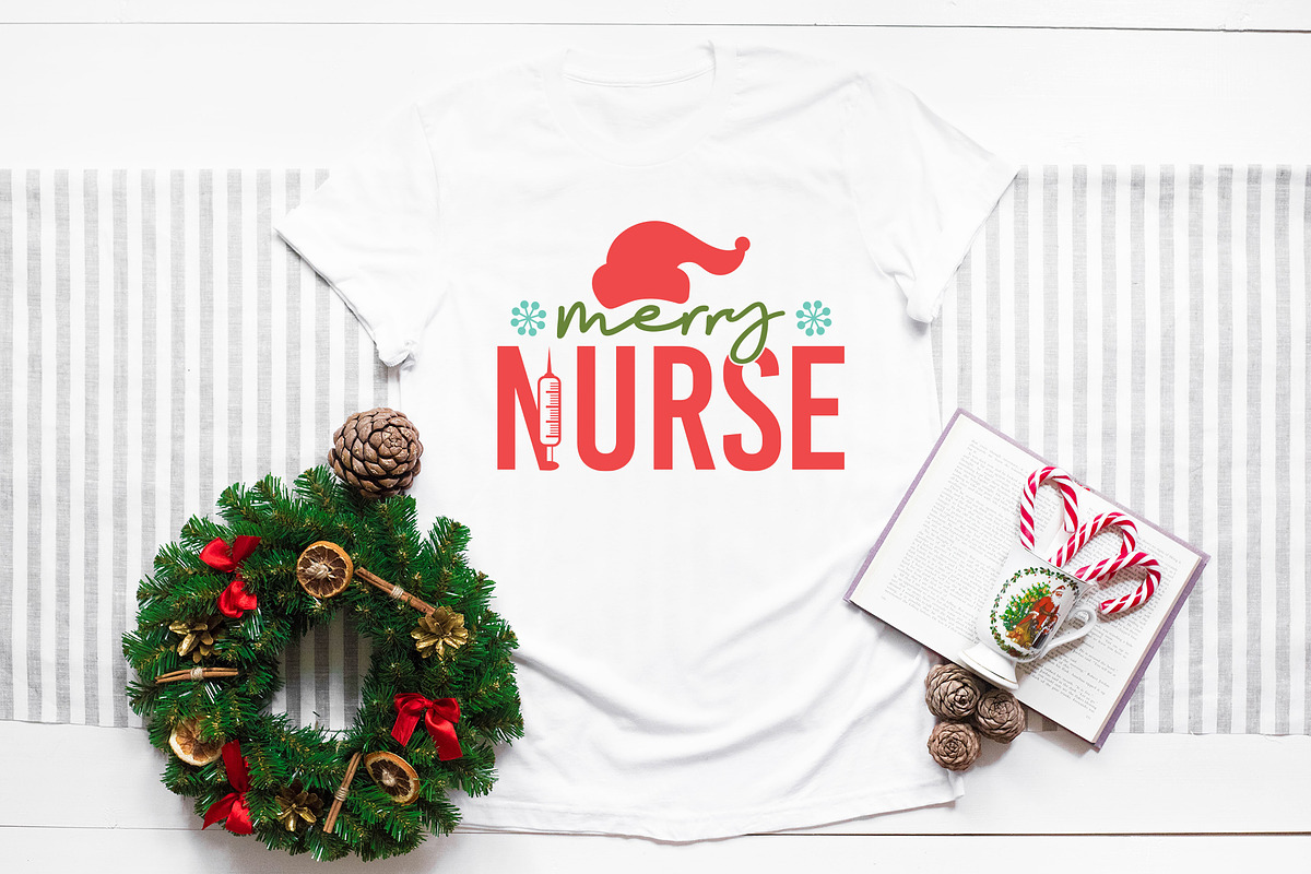 Nurse Christmas SVG Bundle, a Graphic by CraftlabSVG (Photo 13 of 17)