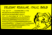 Delegat, a Handwritten Font by Leitmotif (Thumbnail 3 of 5)