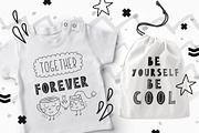 Friends Forever - Childrens font duo, a Script Font by JuliyArt (Thumbnail 3 of 13)