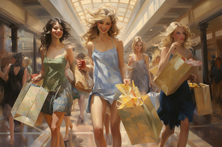 Shopping in the shopping mall. Beaut, a Photo by Iftikhar Alam