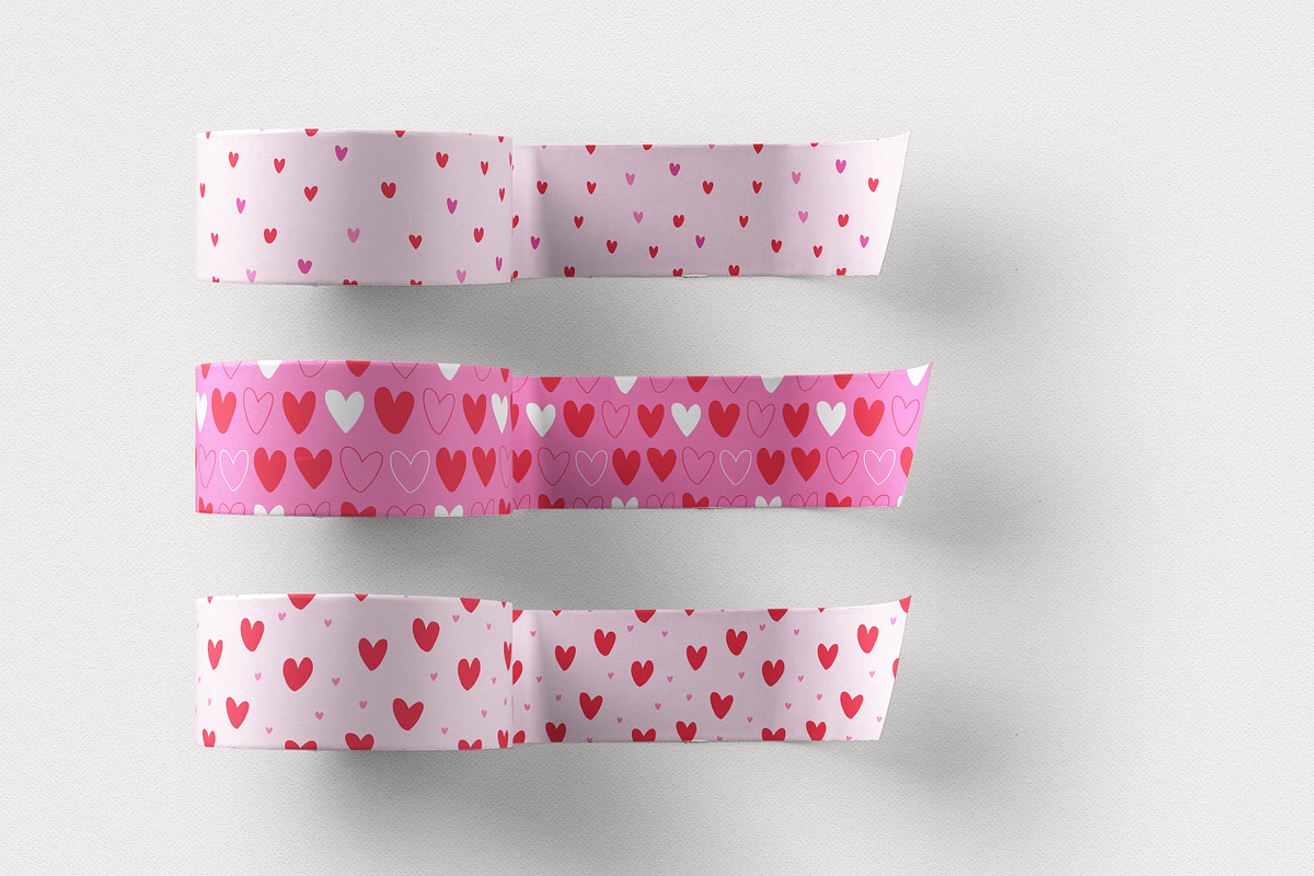Cute seamless heart patterns, a Pattern Graphic by Good Studio (Photo 7 of 12)
