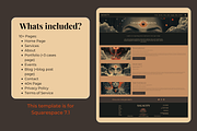 Tarot Squarespace Website Template, a Squarespace Template by JulsIst (Thumbnail 4 of 12)