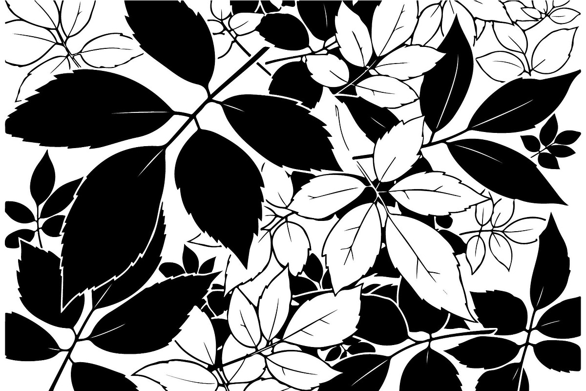 Botanical Leaf Silhouette, an Object Graphic by Creativeshirt (Photo 9 of 19)