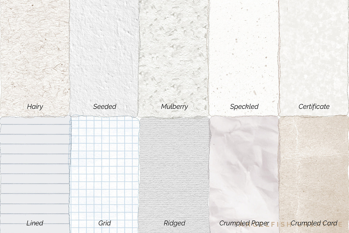 Paper Textures Procreate Brush Set, a Brush Add-On by AngelfishCreative (Photo 5 of 12)