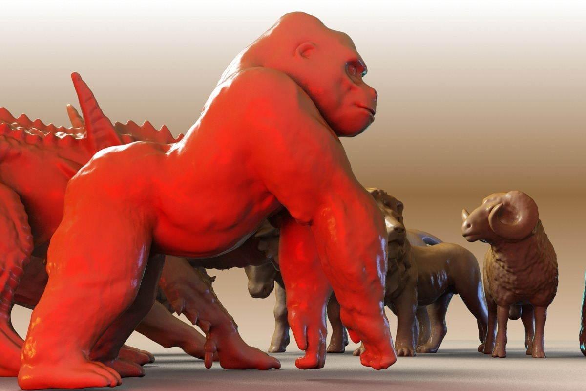 Beast Collection 1, an Animal 3D Model by Giimann (Photo 3 of 9)