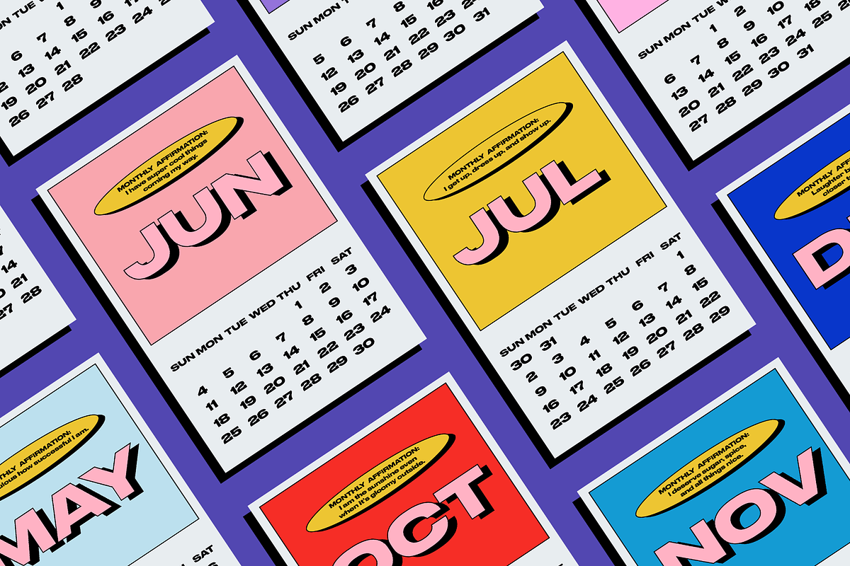 2023 Calendar | CAJ, a Stationery Template by Two Sleepy Heads Studio (Photo 1 of 4)