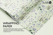 Delicate Flowers Pattern Design, a Pattern Graphic by VOVU Studio (Thumbnail 8 of 10)