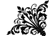 Vintage Baroque Floral Corner Frame, a Decorative Illustration by Creativeshirt (Thumbnail 7 of 20)