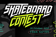 Nighstema Sports display font, a Font by Yktypstd (Thumbnail 3 of 12)