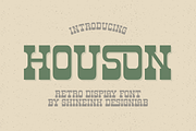 Houson, a Slab Serif Font by shineink.designlab (Thumbnail 1 of 6)