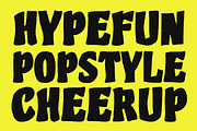 Bros Pops – Chunky Bold Display Font, a Slab Serif Font by Blankids Studio (Thumbnail 3 of 8)