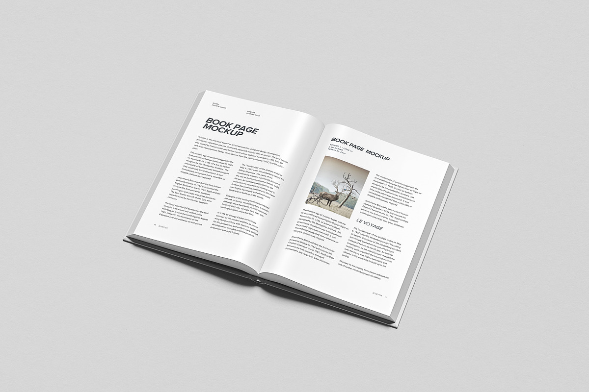 Book Page Mockup, a Books & Magazine Mockup by AnasStudio (Photo 4 of 4)
