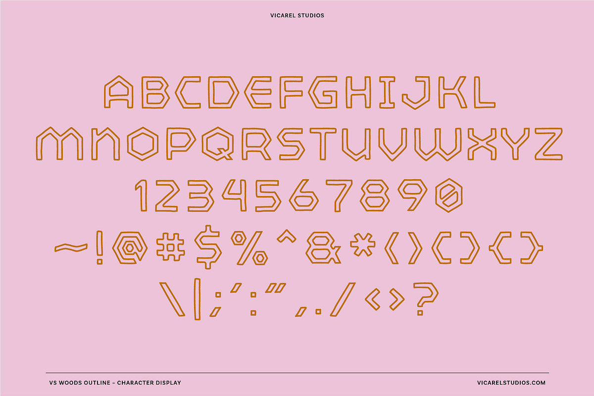 VS Woods // Hand Drawn Font, a Sans Serif Font by Vicarel Studios (Photo 10 of 13)