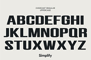 Overcast - Display Font, a Font by Simplify Creative (Thumbnail 2 of 12)