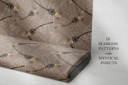 Mystical Insect Patterns, a Pattern Graphic by Annakniaz (Thumbnail 2 of 10)