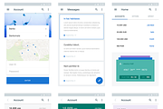 Material UI kit: Money, a Templates & Theme by UI8 (Thumbnail 2 of 8)