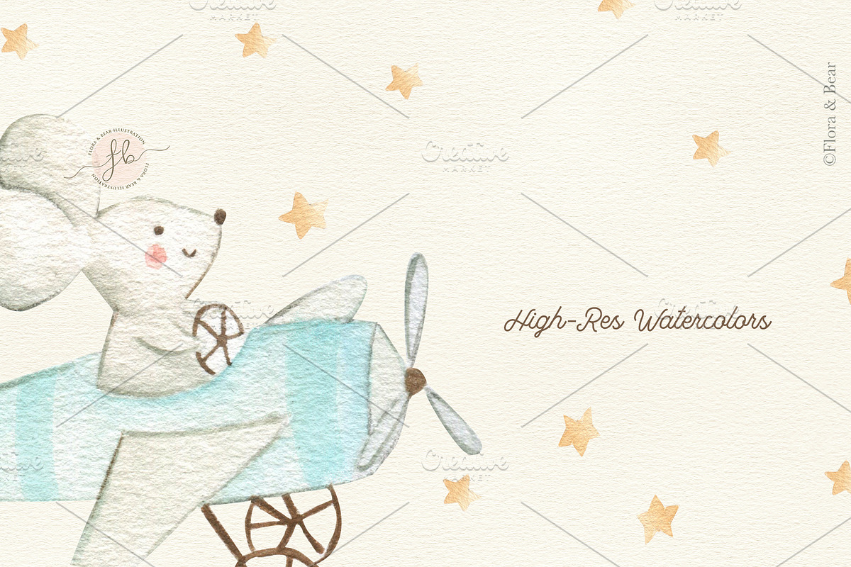 Planes and Cars, a Transportation Illustration by Flora+Bear (Photo 3 of 4)