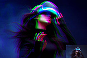 Cyberpunk RGB Analog Photoshop, a Brushes & More by Studio Retouch (Thumbnail 8 of 16)