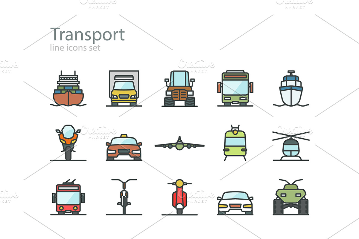 Transport, an Outline Icon by I-RO (Photo 1 of 3)
