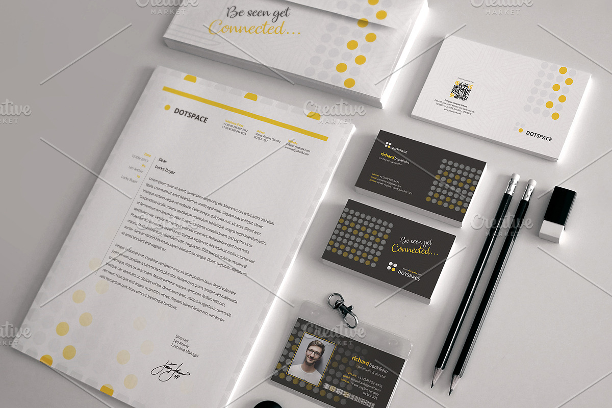 Dotspace Full Corporate Identity, a Stationery Template by Mastergfx (Photo 1 of 15)
