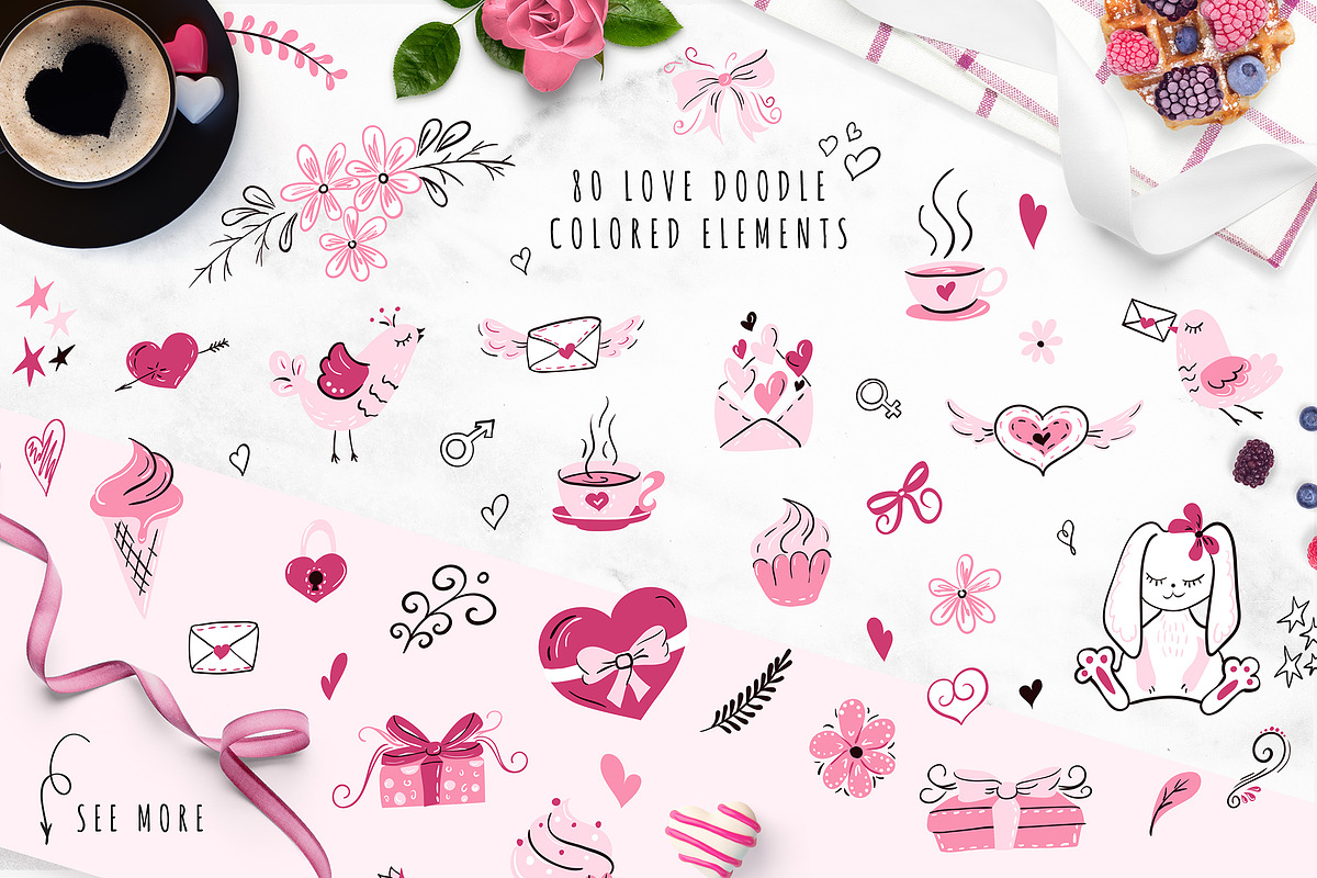 Sweet Valentine's Day Collection, an Object Graphic by catary art (Photo 7 of 9)