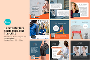 Physiotherapy Social Media, a Social Media Template by Sincerely Media (Thumbnail 1 of 9)