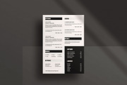 Minimalist Resume Layout, a Resume Template by Seeing-art (Thumbnail 4 of 4)