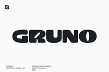 Gruno; Bold Display Font