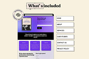 Squarespace website template, a Squarespace Template by Ciel Lumiere (Thumbnail 3 of 11)
