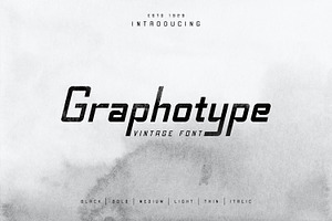 Graphotype Vintage Font