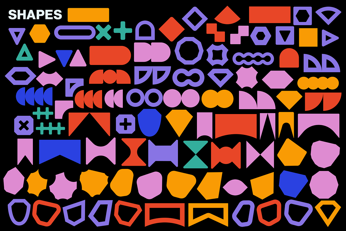 SHAPES Vol. II Brush+SVG/PNG, a Brush Add-On by Headquarters (Photo 2 of 3)