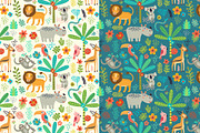Big jungle set, a Pattern Graphic by Anna Guz's Store (Thumbnail 4 of 4)