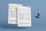 Editable Invoice Template - CANVA, a Templates & Theme by iloveTemplate (Thumbnail 2 of 2)