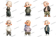 Just Boys Clipart Bundle, an Illustration by DreamArtGraphic (Thumbnail 4 of 5)