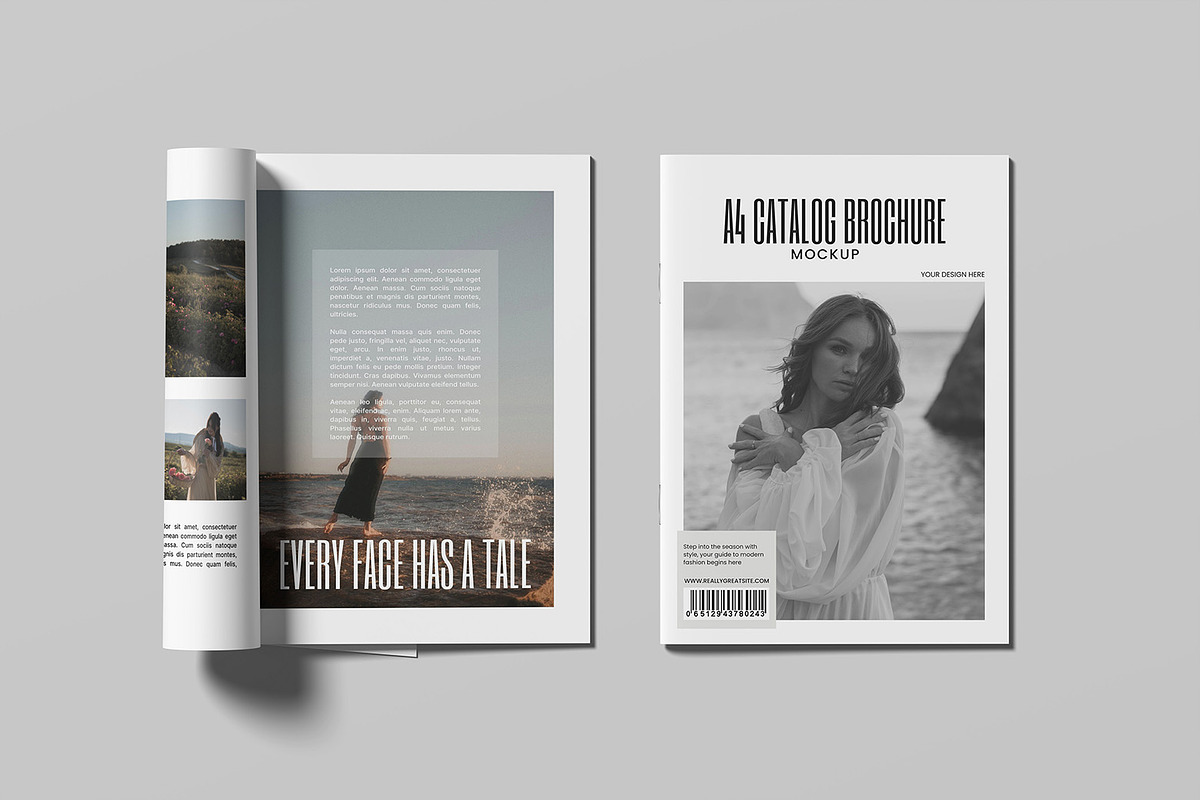A4 Catalog Brochure Mockup, a Books & Magazine Mockup by ZifaraDesign (Photo 6 of 11)