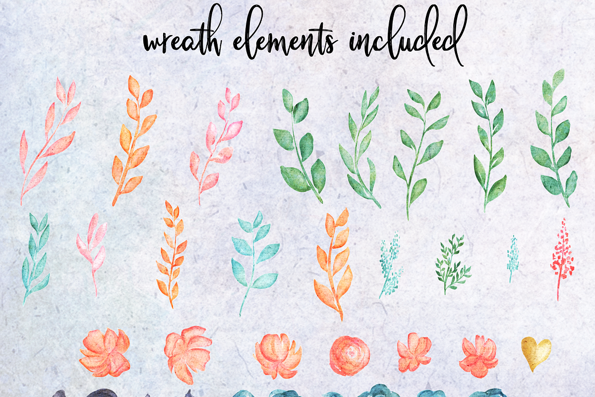 UNICORNS WATERCOLOR DESIGN KIT, an Animal Illustration by Wooly Pronto (Photo 6 of 7)