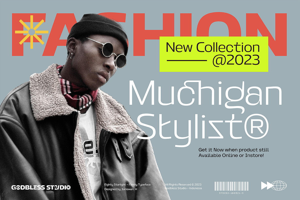 Eighty Starlight, a Sans Serif Font by Godbless Studio (Photo 4 of 18)