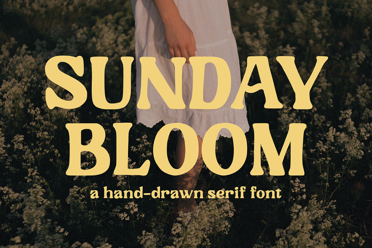 Sunday Bloom, a Serif Font by Prioritype Co (Photo 1 of 11)