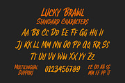 Lucky Brawl - Freestyle Font, a Font by Littlehand (Thumbnail 8 of 9)