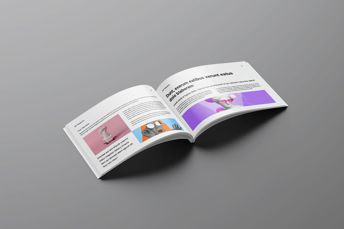 Art Exhibition Magazine Landscape, a Magazine Template by Seeing-art (Photo 5 of 10)