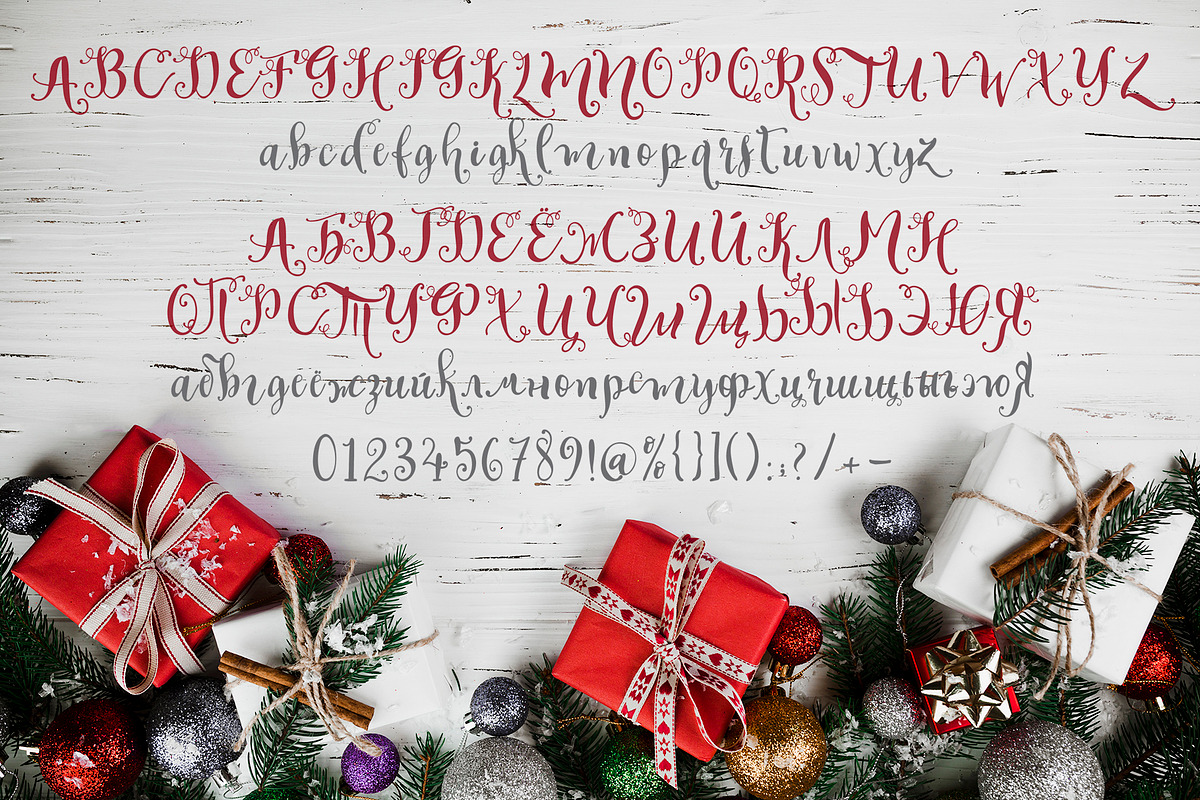 Candy - A Christmas Typeface preview 5
