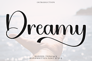 Dreamy, a Handwritten Font by FreshTypeINK (Thumbnail 1 of 8)