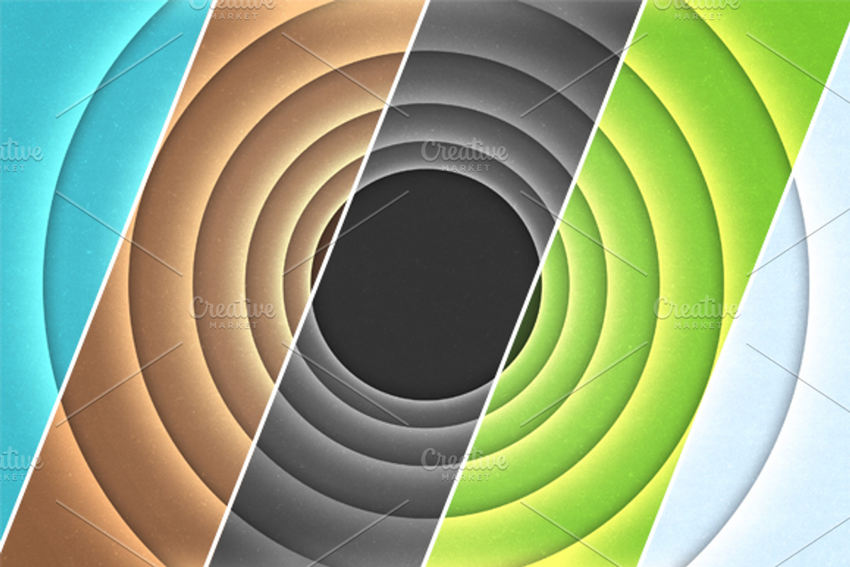 10 Circular Retro Backgrounds preview 3