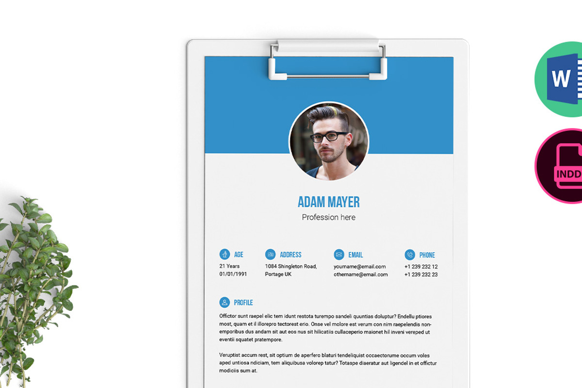 Resume bundle offer, a Resume Template by Hervat (Photo 4 of 7)