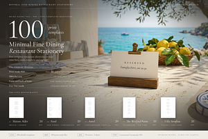 Restaurant Branding 100 Templates V4