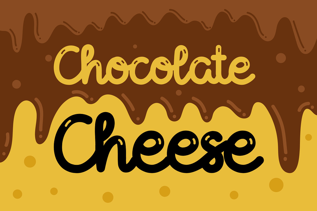 Chocolate Cheese Font preview 7