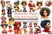 Antique Nordic Chirstmas Day Clipart, an Illustration by DreamCafeArt (Thumbnail 1 of 7)