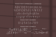 Peggie - Light Modern Sans Display, a Sans Serif Font by Cloverons (Thumbnail 14 of 14)