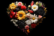 61 Flower Hearts, a Nature Photo by Handmadefont (Thumbnail 5 of 12)