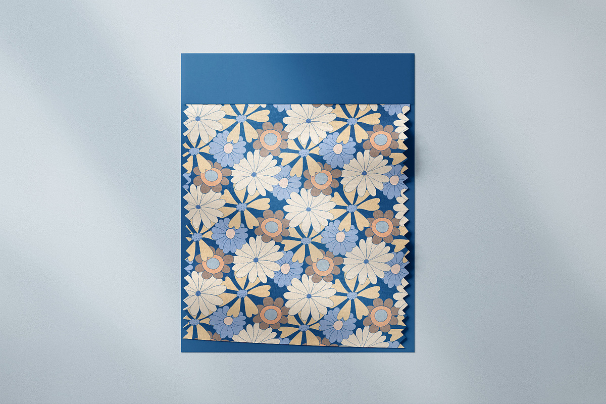 Trendy Retro Floral Patterns, a Pattern Graphic by Tiger and Flower (Photo 11 of 20)